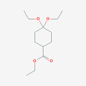 molecular formula C13H24O4 B6334655 Ethyl 4,4-diethoxycyclohexane-1carboxylate CAS No. 860469-35-8