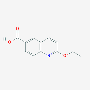 molecular formula C12H11NO3 B6334660 2-Ethoxyquinoline-6-carboxylic acid;  95% CAS No. 958487-61-1