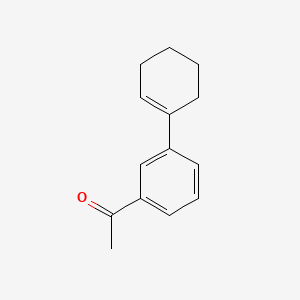 molecular formula C14H16O B6334663 1-(3-Cyclohexenylphenyl)ethanone CAS No. 27159-46-2