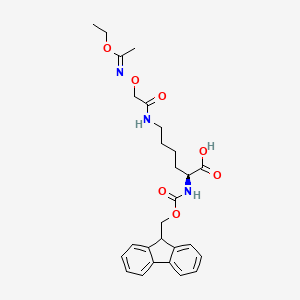 molecular formula C27H33N3O7 B6334664 Fmoc-L-Lys(Eei-Aoa)-OH CAS No. 1008512-24-0