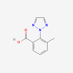 molecular formula C10H9N3O2 B6334670 3-甲基-2-[1,2,3]三唑-2-基苯甲酸 CAS No. 1293285-66-1