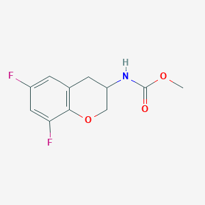 Methyl N-(6,8-difluorochroman-3-yl)carbamate