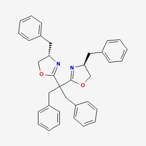 molecular formula C35H34N2O2 B6334735 （4S,4'S）-2,2'-(1,3-联苯丙烷-2,2-二基)双(4-苄基-4,5-二氢恶唑) CAS No. 583058-02-0