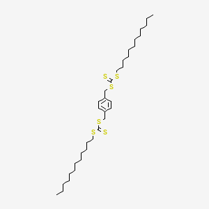 1,4-Phenylenebis(methylene) didodecyl dicarbonotrithioate