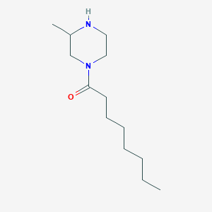 molecular formula C13H26N2O B6334784 1-(3-Methylpiperazin-1-yl)octan-1-one CAS No. 1240573-10-7