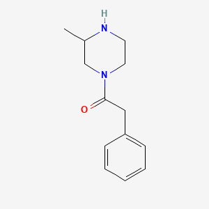 molecular formula C13H18N2O B6334807 1-(3-Methylpiperazin-1-yl)-2-phenylethan-1-one CAS No. 1240564-74-2