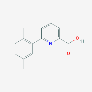molecular formula C14H13NO2 B6334868 6-(2,5-Dimethylphenyl)picolinic acid, 95% CAS No. 887982-95-8