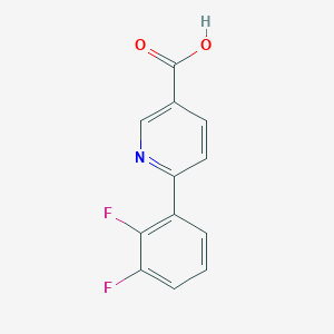 molecular formula C12H7F2NO2 B6334869 6-(2,3-Difluorophenyl)nicotinic acid, 95% CAS No. 744261-55-0