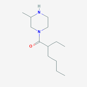 molecular formula C13H26N2O B6334922 2-Ethyl-1-(3-methylpiperazin-1-yl)hexan-1-one CAS No. 1240564-54-8