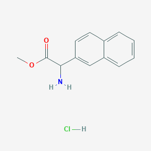molecular formula C13H14ClNO2 B6334964 2-氨基-2-(萘-2-基)乙酸甲酯盐酸盐 CAS No. 179811-51-9