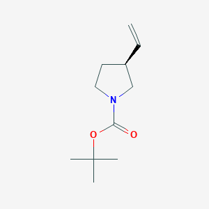 molecular formula C11H19NO2 B6334968 (S)-1-N-Boc-3-Vinyl-pyrrolidine CAS No. 1185165-40-5