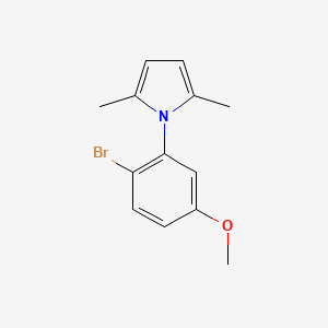 molecular formula C13H14BrNO B6334989 1-(2-Bromo-5-methoxyphenyl)-2,5-dimethyl-1H-pyrrole CAS No. 1467907-75-0
