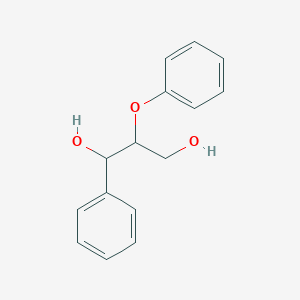molecular formula C15H16O3 B6335120 2-Phenoxy-1-phenylpropane-1,3-diol CAS No. 70110-65-5