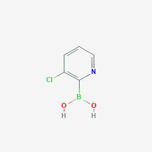 molecular formula C5H5BClNO2 B6335142 3-氯吡啶-2-硼酸，95% CAS No. 1448866-17-8