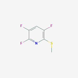 2,3,5-Trifluoro-6-(methylthio)pyridine