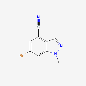 6-Bromo-1-methyl-1H-indazole-4-carbonitrile