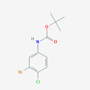 molecular formula C11H13BrClNO2 B6335348 t-Butyl 3-bromo-4-chlorophenylcarbamate CAS No. 1080573-26-7