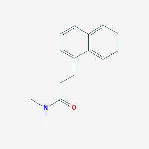 molecular formula C15H17NO B6335370 N,N-Dimethyl-3-(1-naphthyl)-propanamide CAS No. 27563-33-3