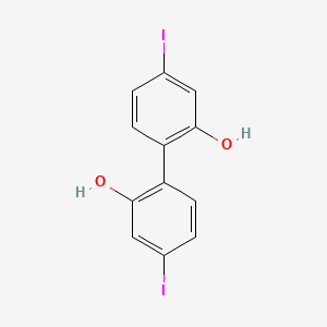 molecular formula C12H8I2O2 B6335396 2,2'-Dihydroxy-4,4'-diiodobiphenyl CAS No. 204315-81-1