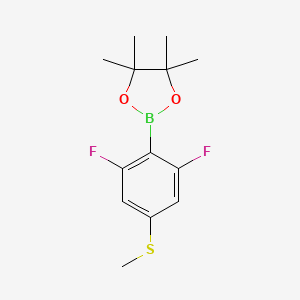 2,6-Difluoro-4-(methylthio)phenylboronic acid pinacol ester