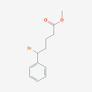 molecular formula C12H15BrO2 B6335418 Methyl 5-bromo-5-phenylpentanoate CAS No. 263750-46-5