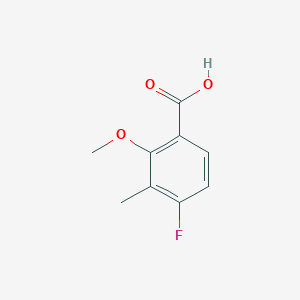molecular formula C9H9FO3 B6335432 4-Fluoro-2-methoxy-3-methylbenzoic acid CAS No. 1301718-06-8