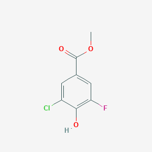 molecular formula C8H6ClFO3 B6335474 3-氯-5-氟-4-羟基苯甲酸甲酯 CAS No. 369-15-3