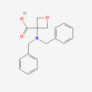3-(Dibenzylamino)oxetane-3-carboxylic acid