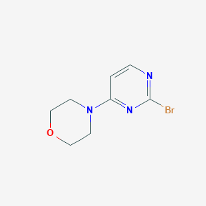 molecular formula C8H10BrN3O B6335508 4-(2-Bromopyrimidin-4-yl)morpholine CAS No. 1209459-32-4