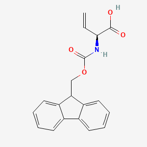 molecular formula C19H17NO4 B6335525 Fmoc-L-乙烯基甘氨酸 (Fmoc-L-Gly(Vinyl)-OH) CAS No. 1025434-04-1