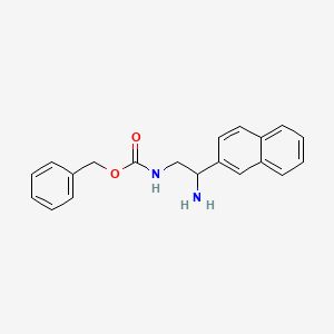 Benzyl N-[2-amino-2-(naphthalen-2-yl)ethyl]carbamate
