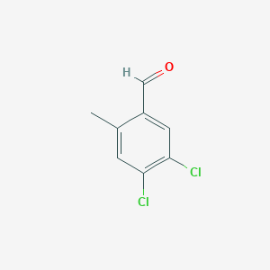 molecular formula C8H6Cl2O B6335619 4,5-Dichloro-2-methylbenzaldehyde CAS No. 1416352-12-9