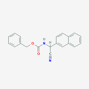 molecular formula C20H16N2O2 B6335633 Benzyl N-[cyano(naphthalen-2-yl)methyl]carbamate CAS No. 1133452-76-2