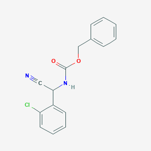 Benzyl N-[(2-chlorophenyl)(cyano)methyl]carbamate