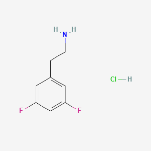molecular formula C8H10ClF2N B6335680 2-(3,5-Difluorophenyl)ethanamine hydrochloride CAS No. 1034758-47-8