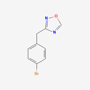 molecular formula C9H7BrN2O B6335697 3-(4-Bromobenzyl)-1,2,4-oxadiazole CAS No. 1337607-10-9