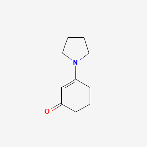 molecular formula C10H15NO B6335724 3-Pyrrolidinylcyclohex-2-en-1-one CAS No. 19805-73-3