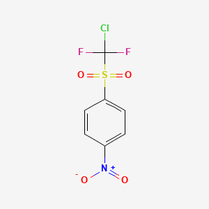 molecular formula C7H4ClF2NO4S B6335733 4 -(Chlorodifluoromethylsulfonyl)nitrobenzene CAS No. 74159-81-2