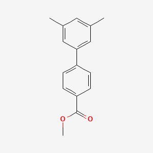 molecular formula C16H16O2 B6335752 Methyl 3',5'-dimethyl-[1,1'-biphenyl]-4-carboxylate CAS No. 1075754-39-0