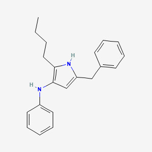 5-Benzyl-2-butyl-N-phenyl-1H-pyrrol-3-amine