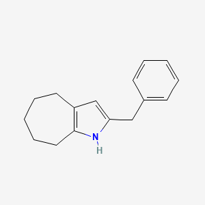 molecular formula C16H19N B6335810 2-Benzyl-1,4,5,6,7,8-hexahydrocyclohepta[b]pyrrole CAS No. 1422518-50-0