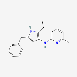 molecular formula C19H21N3 B6335820 N-(5-Benzyl-2-ethyl-1H-pyrrol-3-yl)-6-methyl-pyridin-2-amine CAS No. 1422518-59-9