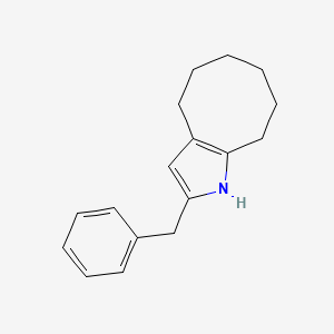 2-Benzyl-4,5,6,7,8,9-hexahydro-1H-cycloocta[b]pyrrole