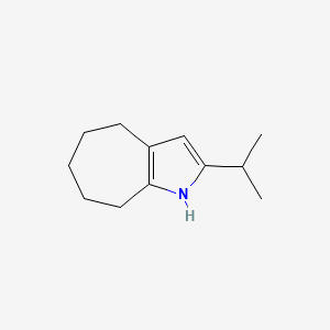 2-Isopropyl-1,4,5,6,7,8-hexahydrocyclohepta[b]pyrrole