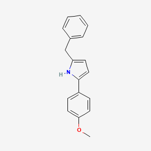 molecular formula C18H17NO B6335862 2-Benzyl-5-(4-methoxyphenyl)-1H-pyrrole CAS No. 1422518-37-3