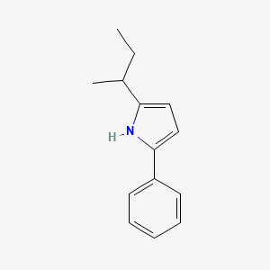 molecular formula C14H17N B6335890 2-Phenyl-5-sec-butyl-1H-pyrrole CAS No. 1422518-32-8