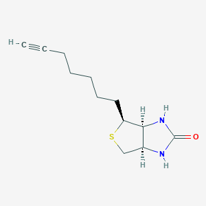 molecular formula C12H18N2OS B6335893 DecarboxyBiotin-Alkyne CAS No. 887915-53-9