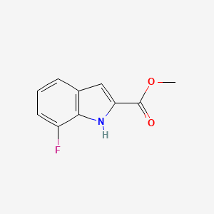 molecular formula C10H8FNO2 B6335928 Methyl 7-fluoro-1H-indole-2-carboxylate CAS No. 1158331-26-0