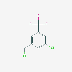 molecular formula C8H5Cl2F3 B6335929 3-Chloro-5-(trifluromethyl)benzyl chloride;  98% CAS No. 1228898-69-8