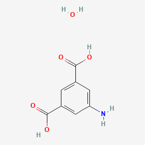 molecular formula C8H9NO5 B6335930 5-Aminoisophthalic acid hydrate;  98% CAS No. 1889779-77-4